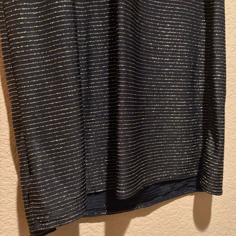 For Love And Lemons Black and Gold Crew Neck Mini Dress Size Small - Picture 6 of 7